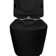 Dakota In-Wall Toilet Combo Set -  Toilet Bowl With Soft-Close Seat,  Tank And Carrier System (2 X 4 Studs), Push Buttons  Included.