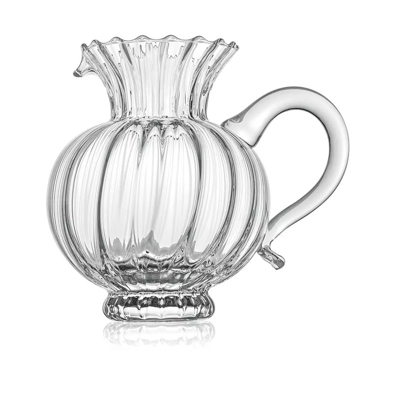 Sahara Pitcher H.18 Cm.Optic Clear With Lined Handle Lt.1,1