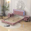 Ensemble de chambre avec lit plateforme 3 pièces Harneen-881585827