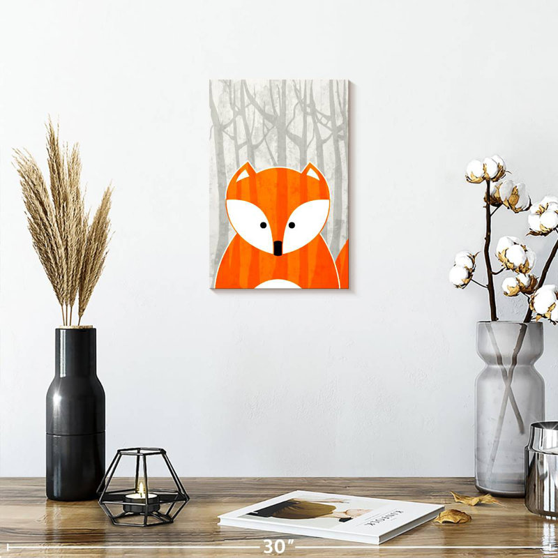 Brampt Woodland Fox, 12" H x 8" W