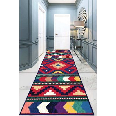 Antibacterial Hall Carpet, 100% Polyester, 31.5 x 39.4 inches | Non-Slip Underside, Machine Washable | Pile Height: 0.4 inches, 700 g/m² | Perfect for High Traffic Areas, Easy to Clean & Maintain