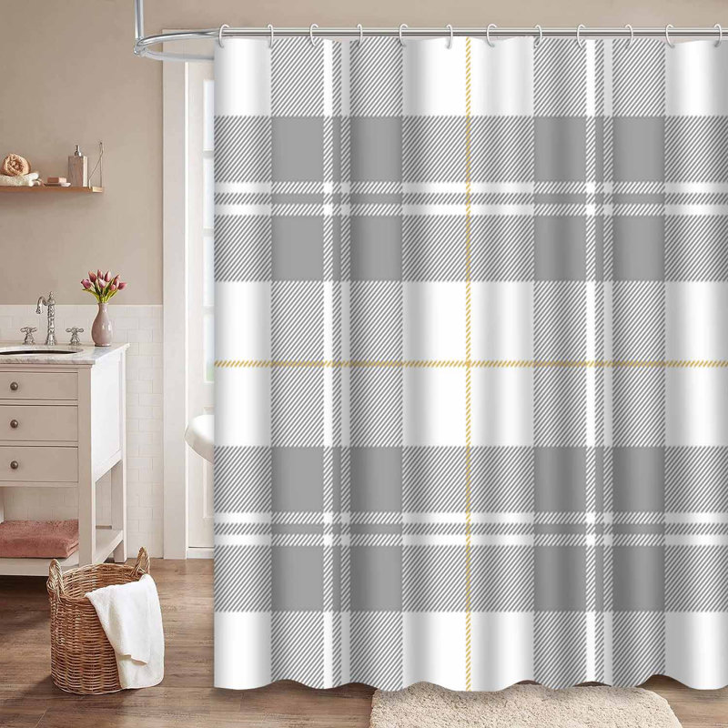 Rideau de douche Classic Classic Tartan, L 72 po x l 78 po