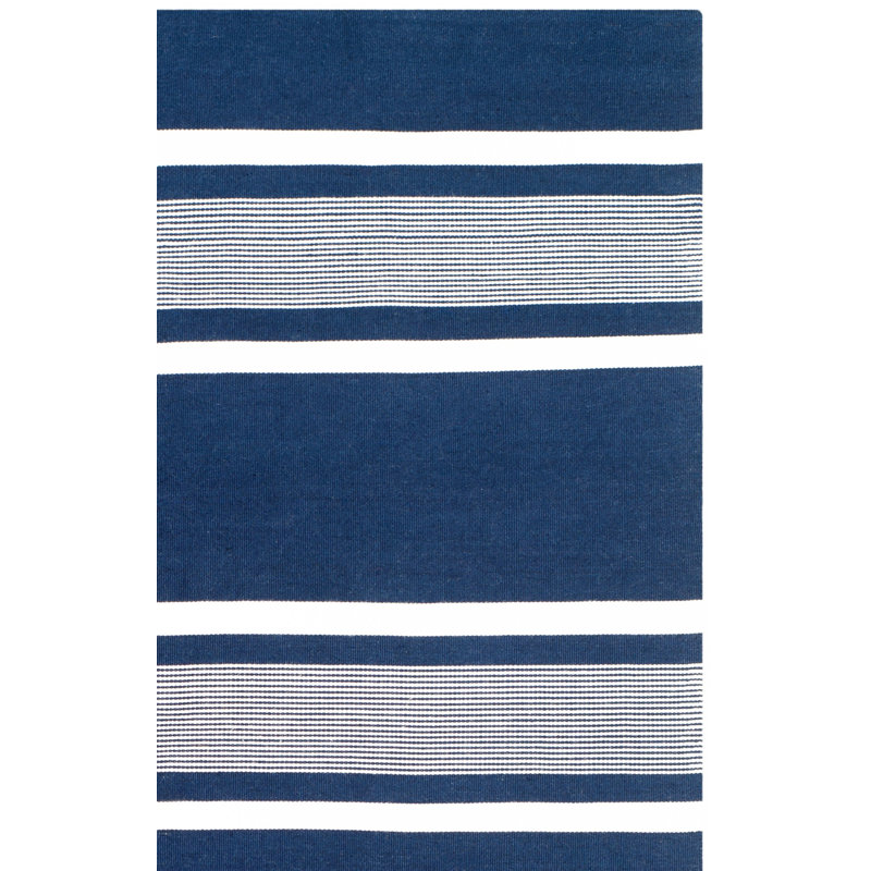 Tapis bleu marine en polyester Lauren Ralph Lauren, Tapis de couloir 2 pi 3 po x 8 pi