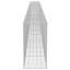 Panier en Gabion avec couvercles en acier galvanisé vidaXL Gabion, capacité de charge élevée, 354,3 po x 19,7 po x 39,7 po-1490999551