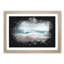 Beach In Santa Cruz California Paint Splash - Framed Print-56891184-56891185