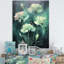 Carnation - émeraude verte, impression sur toile-440059936-440059940