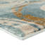 Tapis bleu à motif géométrique abstrait Bellicent-1863835536