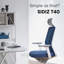 Chaise de bureau ergonomique SIDIZ T40-608830581-608830579