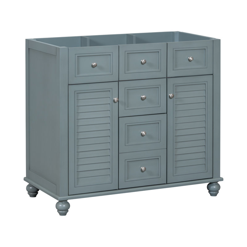 35.35'' Single Bathroom Vanity Base Only