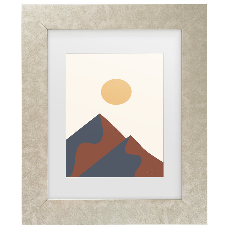 Art encadré «Bachelo», H 19,5 po x l 23,5 po, Crème, crème