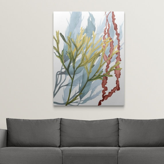 «Seaweed Flow II», impression de Grace Popp, H 24 po x l 18 po x P 1,5 po, Toile