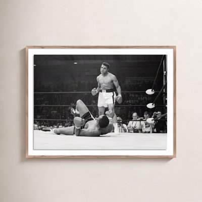 Aldan "Boxers Ali and Liston Fighting" Print