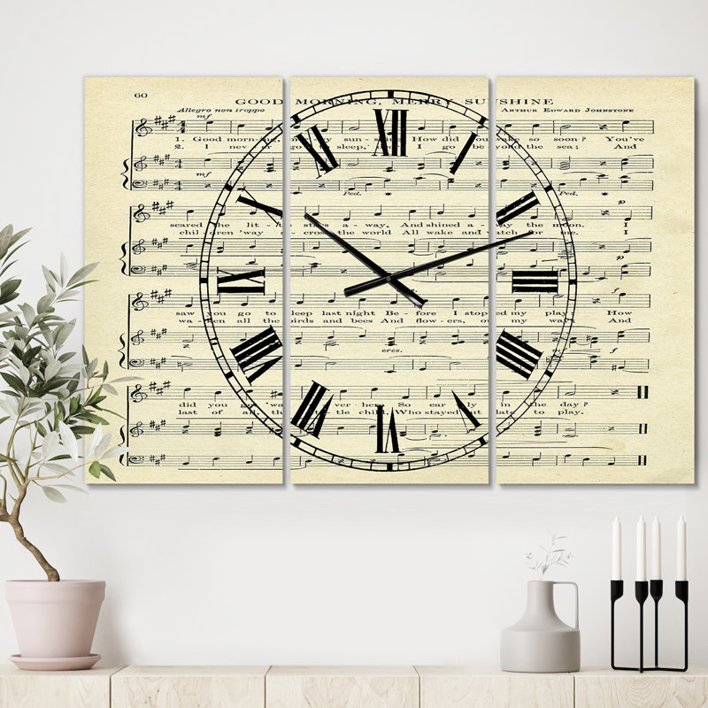 Horloge murale Goodmorn Merry Sunshine