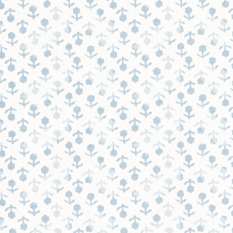 Beatriz Handprint Fabric, Sky