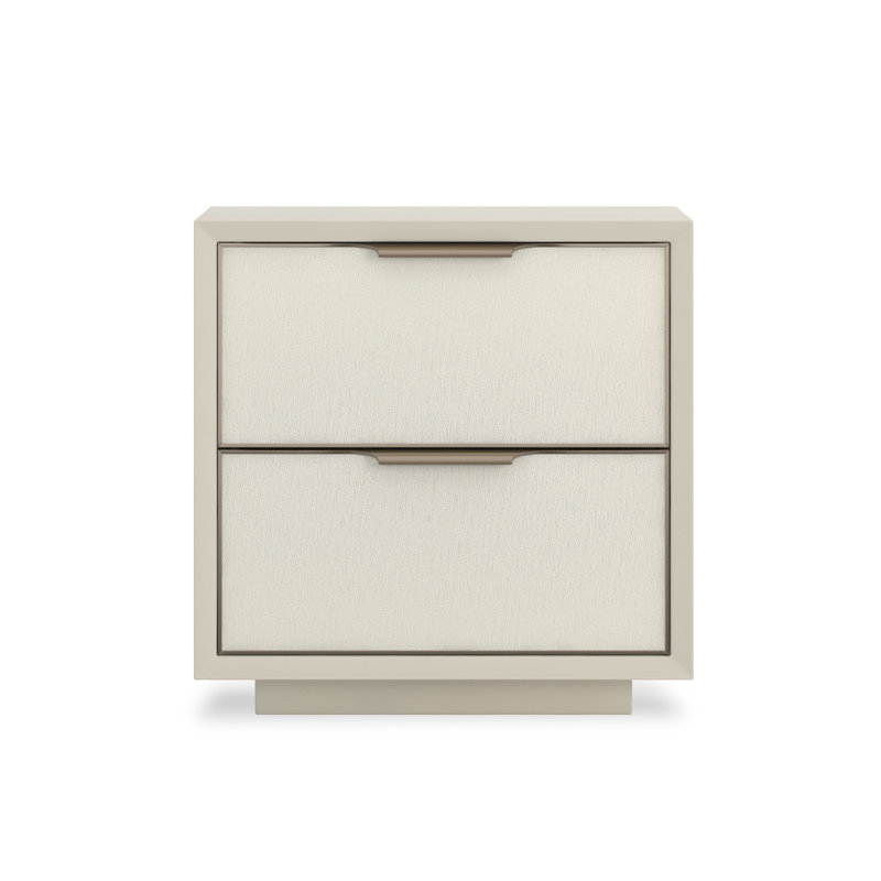 Wrap 2 - Drawer Nightstand, Beige