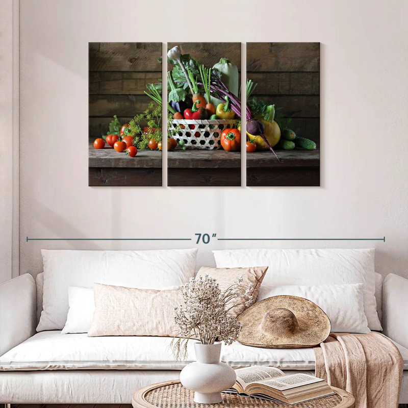 Yarlin Fresh Vegetable Selection, 28" H x 45" W