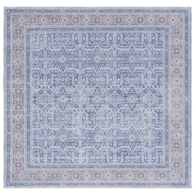 Tapis bleu / rouille T / S 186 m / l Tucson