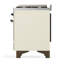 Majestic III Series 60 Inch Dual Fuel Range with 7 Sealed Burners, Griddle, in Blue Grey (Liquid Propane, Burnished Trim)-117886130-117886141-117886138