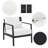 Armando Aluminum Outdoor Lounge Chair-730089302-714482869