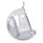 Modholic Hanging Bubble Chair, Silver Cushions-1100344019