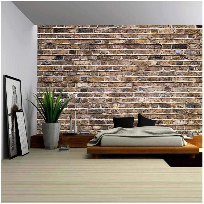 Murale à découper Fragment d'une vieille brique, L 66 po x l 96 po