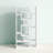 Fantastic Geometric Cubed Rectangular bookcase, White-33651348-107384064