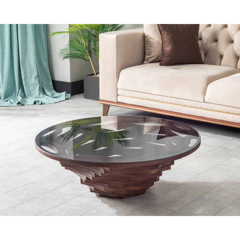 Jasimen Glass Top Coffee Table