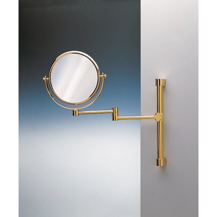 Miroir grossissant mural, Chrome