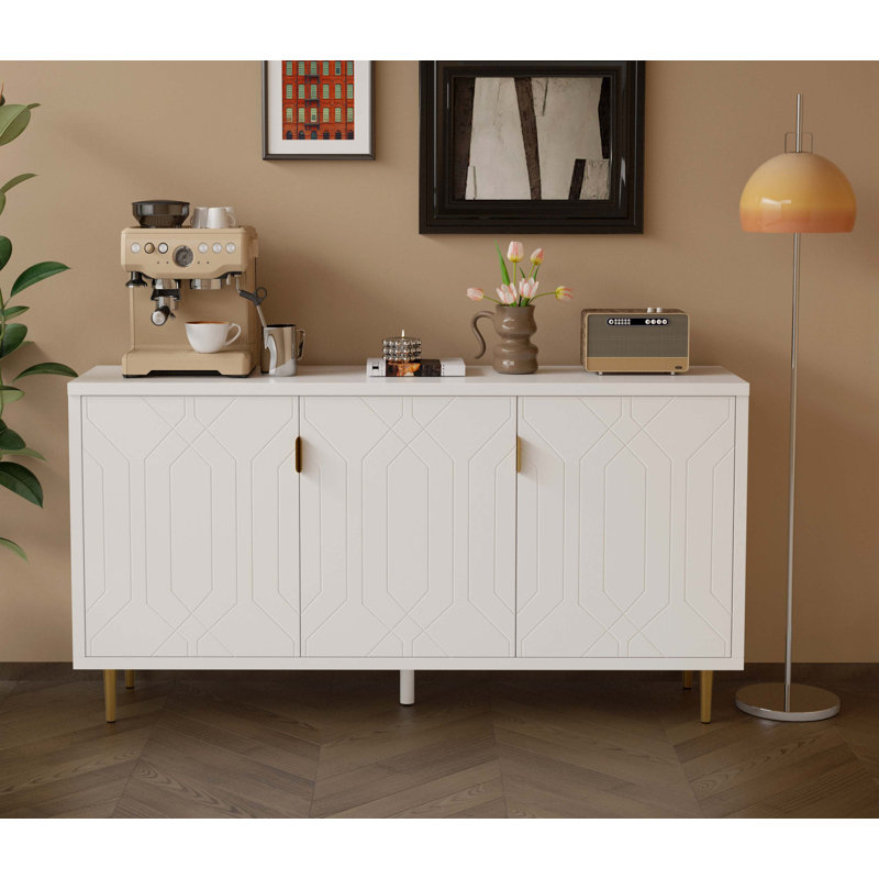 Buffet Chesire 65 ", Blanc