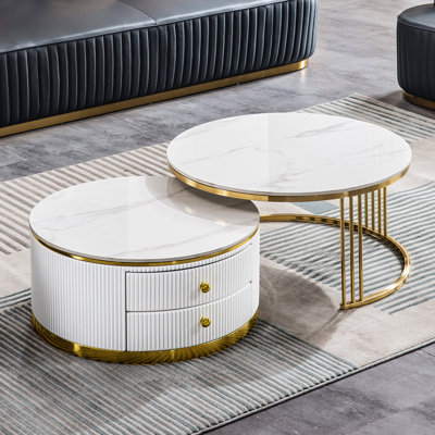 Normy 2 Piece Coffee Table Set by Everly Quinn