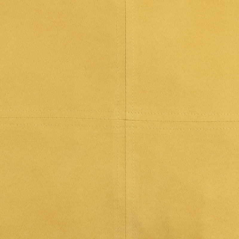 Jeté carré Feathers, Jaune minéral