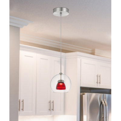 Luminaire suspendu géométrique à 1 lumière Lamanna