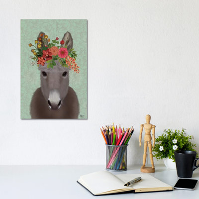 Donkey Bohemian 4 by Fab Funky - Wrapped Canvas Gallery-Wrapped Canvas Giclée