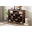 Buffet rustique brun avec rangement pour chaussures-1087067454
