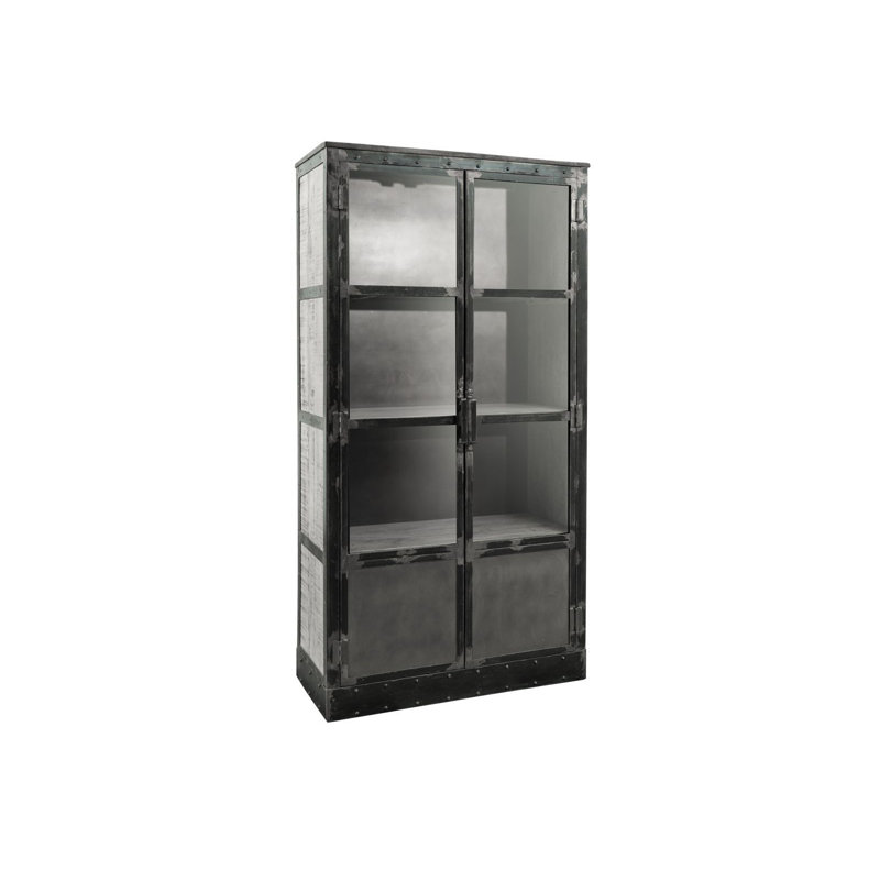 Heavy Industry Curio Cabinet, Grey