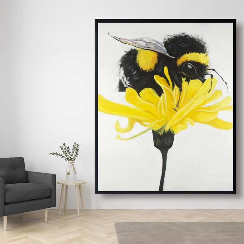 " Bumblebee On A Dandelion "