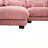 Oversized U-Shaped Sectional Couch with 2 Ottomans and Cloud-look Cushions for Ultimate Comfort-1155033835