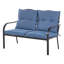 Garden Lounge Set with Table 4 Seater MESTRINO Metal-632025880