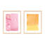Pink & Orange Splash Set Of 2 Print by Jacques Pilon-864827973-864828026