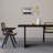 Black Rectangular Solid wood Butterfly Leaf Dining Table-424121880