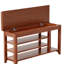 Banc à langer réglable, banc de rangement, rangement dissimulé. Avec une capacité de charge allant jusqu'à 550 livres, convient aux chambres à coucher et aux couloirs. 100% bois massif.