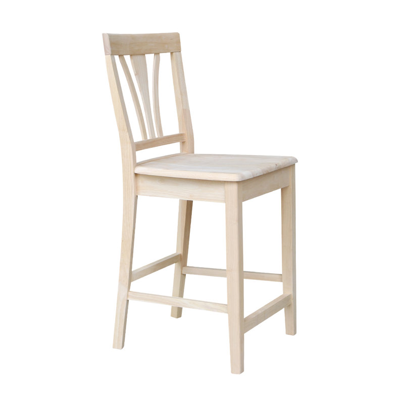 Decosmo Solid Wood Counter Stool, Counter Stool (24" Seat Height)