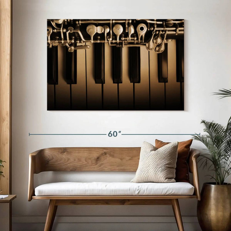 Abarca hautbois et piano, H 32 po x l 48 po