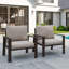 Ensemble de 2 fauteuils d'extérieur en aluminium avec coussins de patio-1960993206