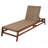 Durable Acacia Wood Outdoor Rope Chaise Lounge, Adjustable Patio Chairs For Ultimate Relaxation And Style-1075042287