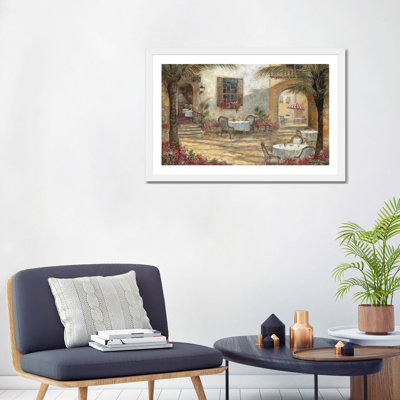 «Courtyard Ambiance» par Ruane Manning - reproduction d'art