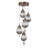 5 - Light Gold Cluster Pendant