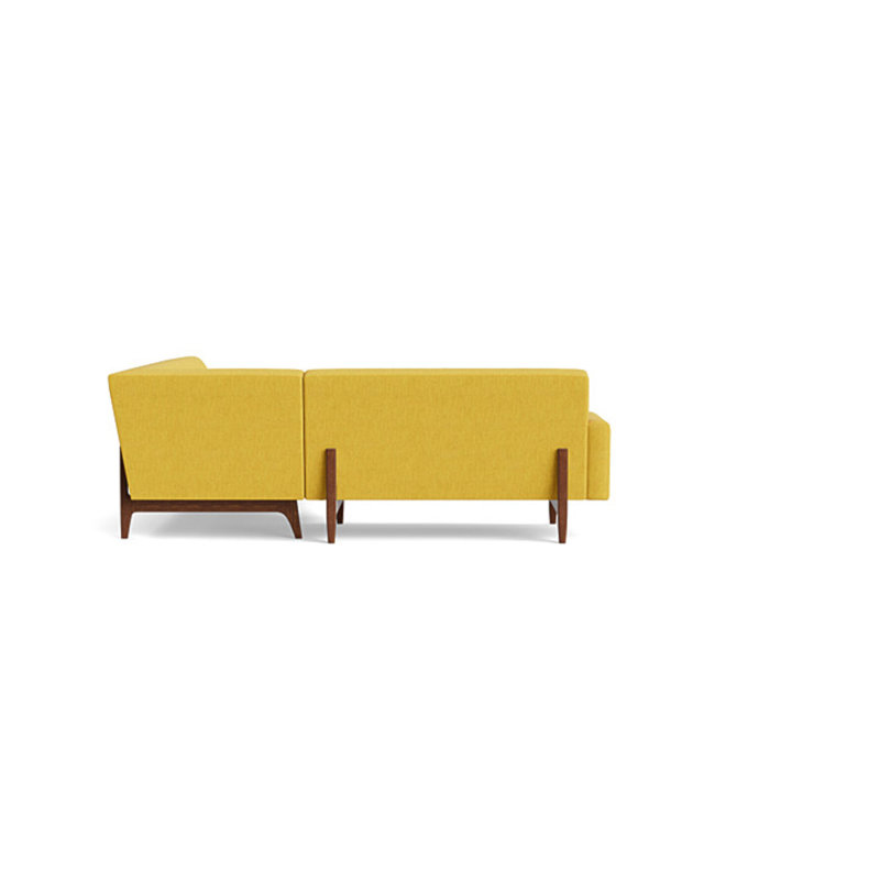 Tyler Sectional, Right Hand Facing, Performance Velvet - Ivy