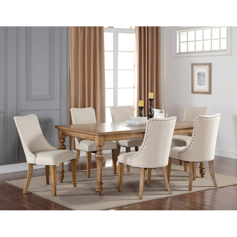 Simons Extendable Oak Solid Wood Base Dining Table