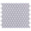 Metro .90" x .90" Hex Porcelain Honeycomb Mosaic Wall & Floor Tile-1690454436